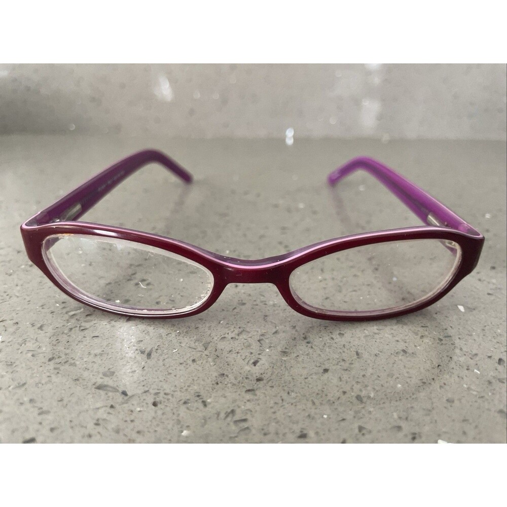 Eyeglasses Frames ONLY funky red 135 49-18 full rim purple pink 90s y2k
